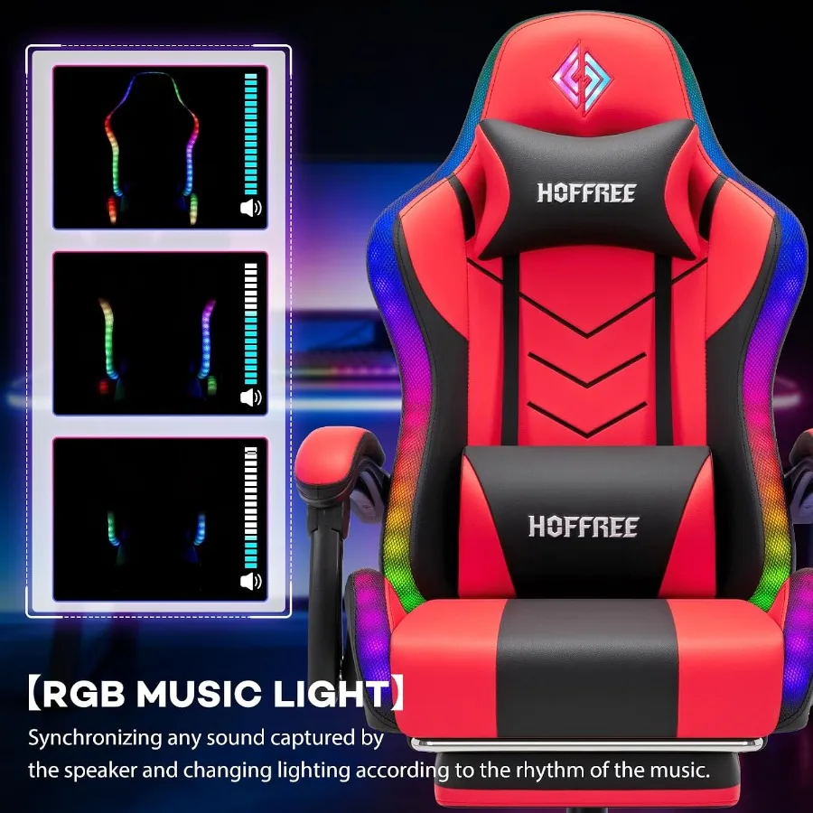 RGB-gamingstoel met luidspreke - Speakers recensie en prijs
