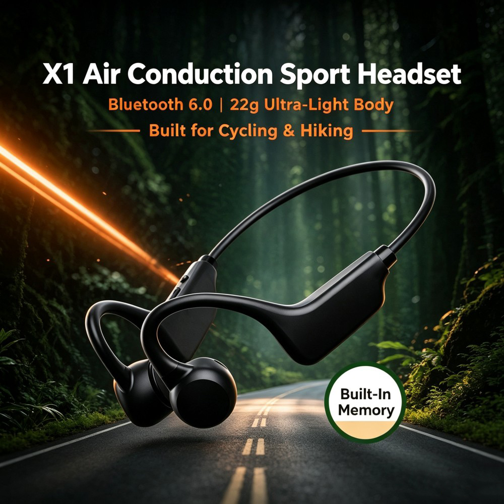 KEBIDUMEI Bluetooth 6.0 oordop - Bone Conduction Running Headphones recensie en prijs