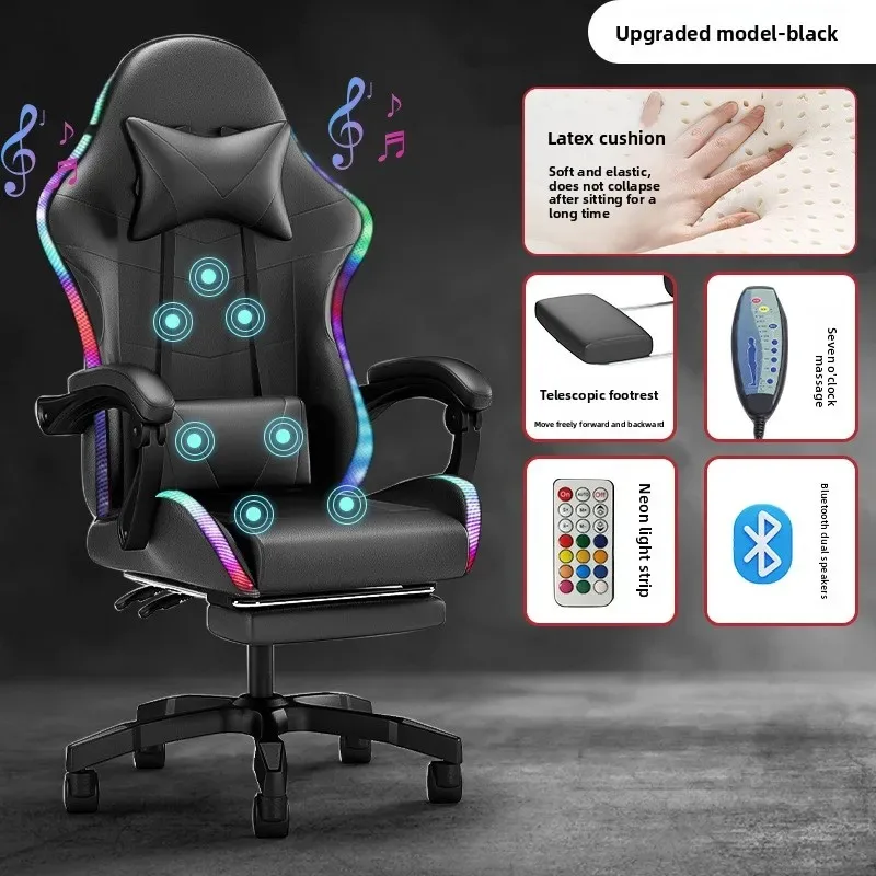 E-sports stoel met verlichting - Speakers recensie en prijs