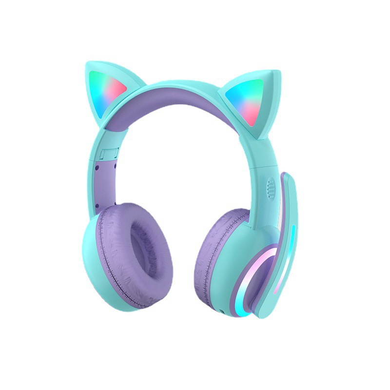 Bluetooth-hoofdtelefoon met ka - Cat Ear Bluetooth Headset Led recensie en prijs