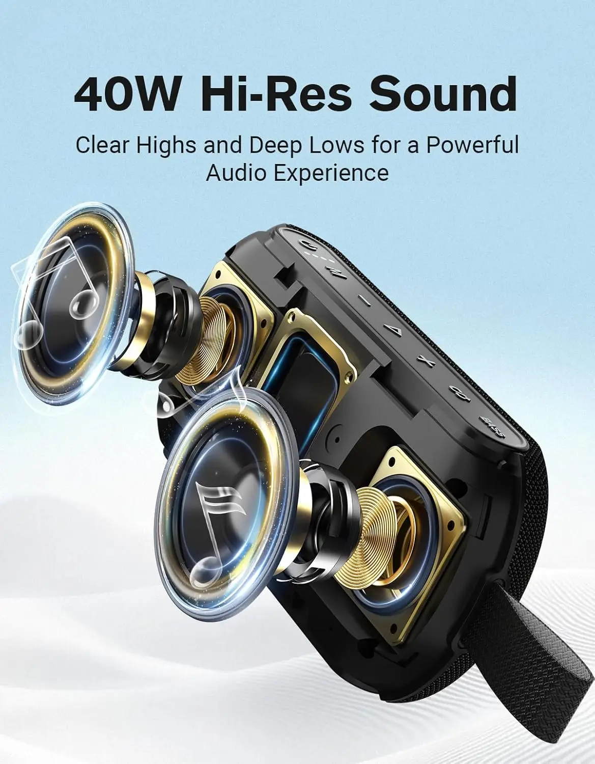 OHAYO 40W draadloze draagbare  - Portable Bluetooth Speaker Waterproof Ipx7 recensie en prijs