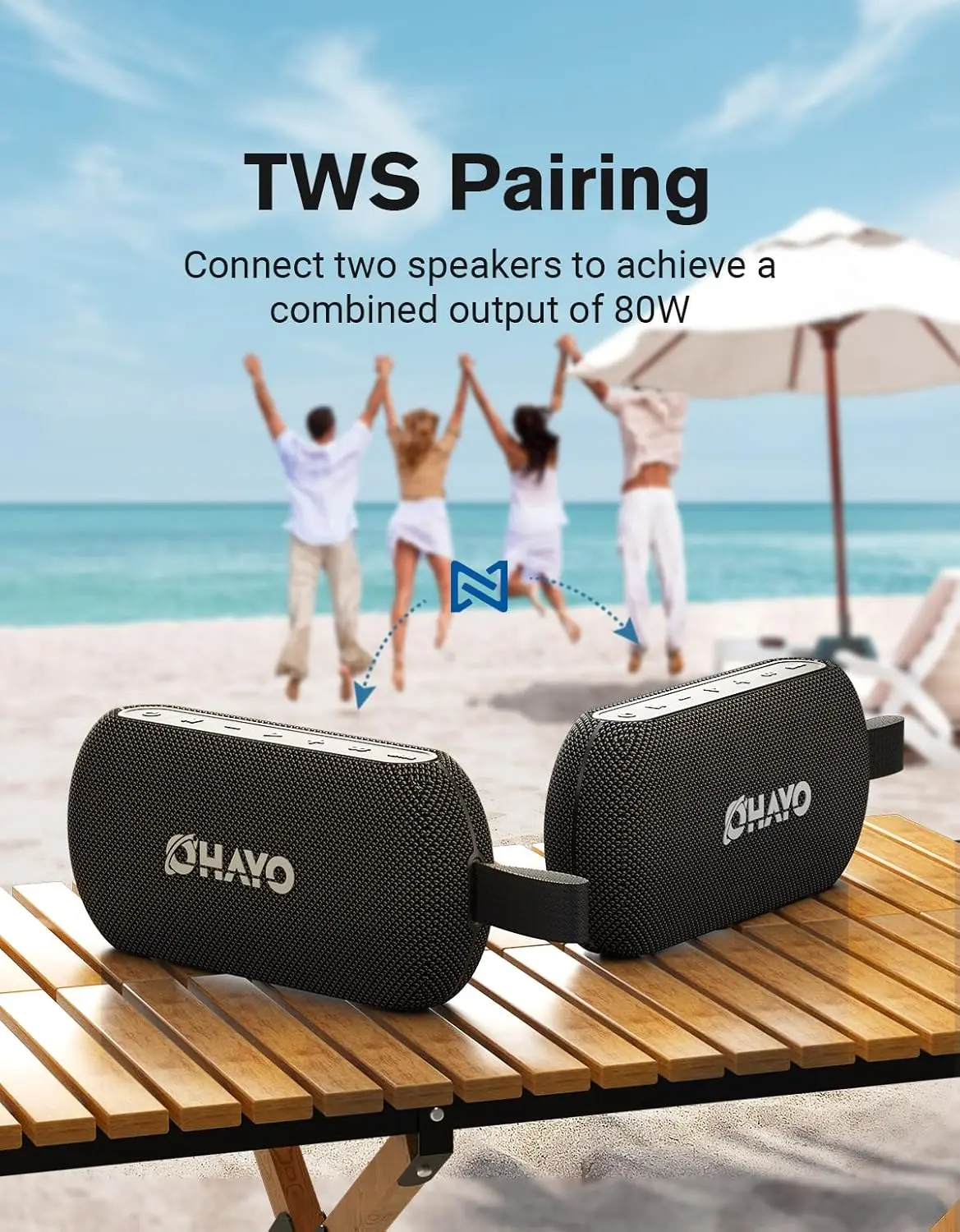 OHAYO 40W draadloze draagbare  - Portable Bluetooth Speaker Waterproof Ipx7 recensie en prijs